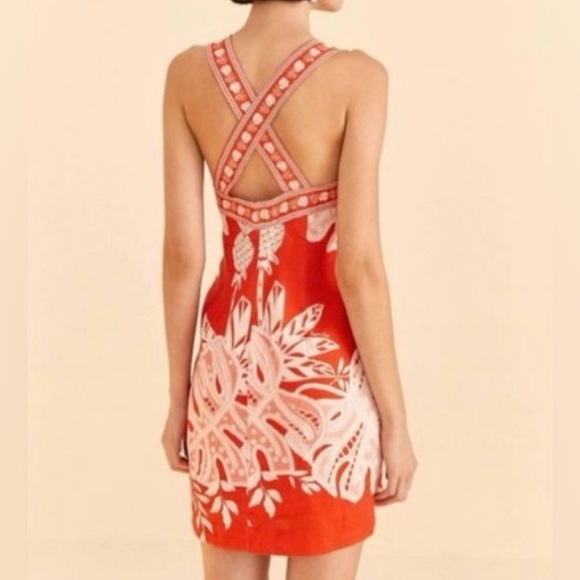 Farm Rio Lace Monsteras Mini Dress, size XS, never worn - Picture 2 of 6